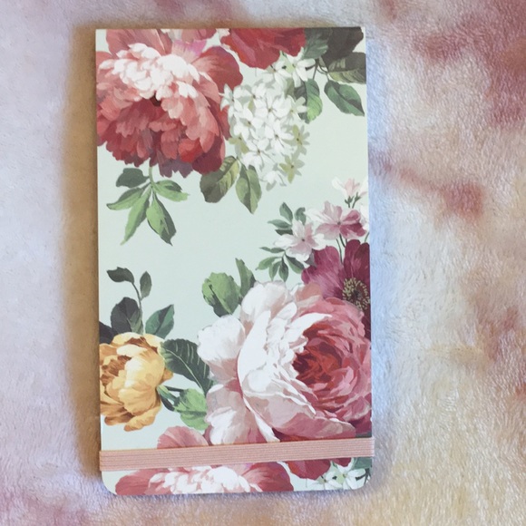 Classic RoseMint Floral Note Pad Fringe Studio NWT - Picture 1 of 8